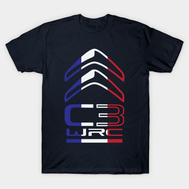 CITROEN C3WRC T-Shirt by HSDESIGNS